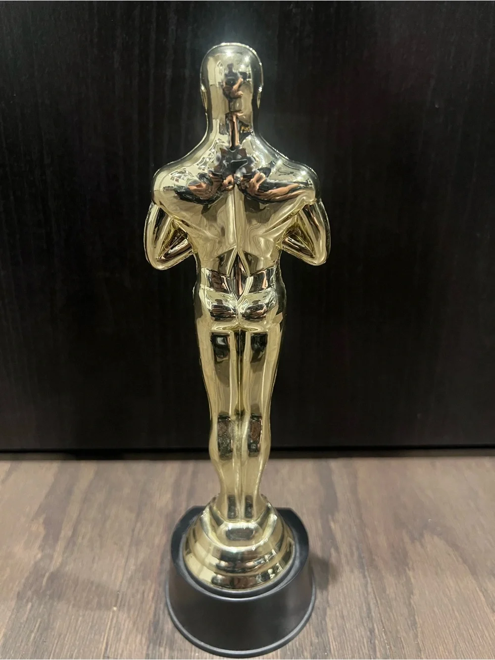 Gold Award Trophy Statue - Plastic Hollywood Party Decor 10 Inch